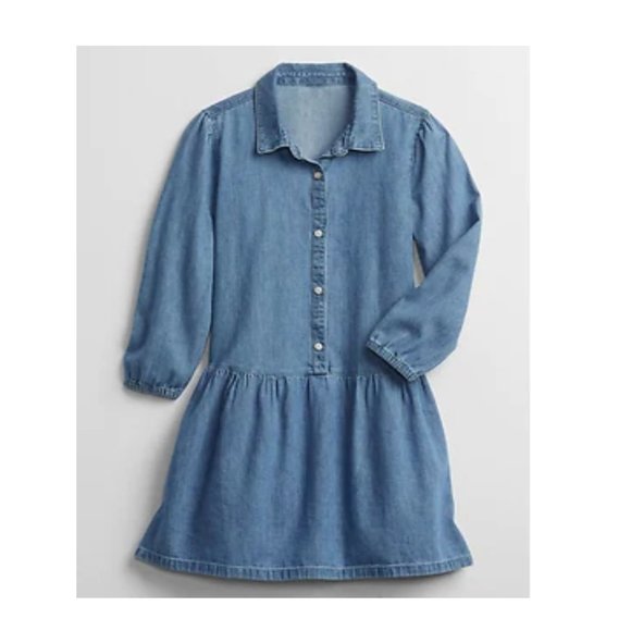 GAP Kids - Denim button down dress - Picture 2 of 7